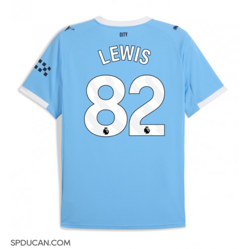Muški Nogometni Dres Manchester City Rico Lewis #82 Domaci 2025-26 Kratak Rukav